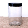 1000ml round airtight glass rice bean cereal canning food storage jars with plastic lid